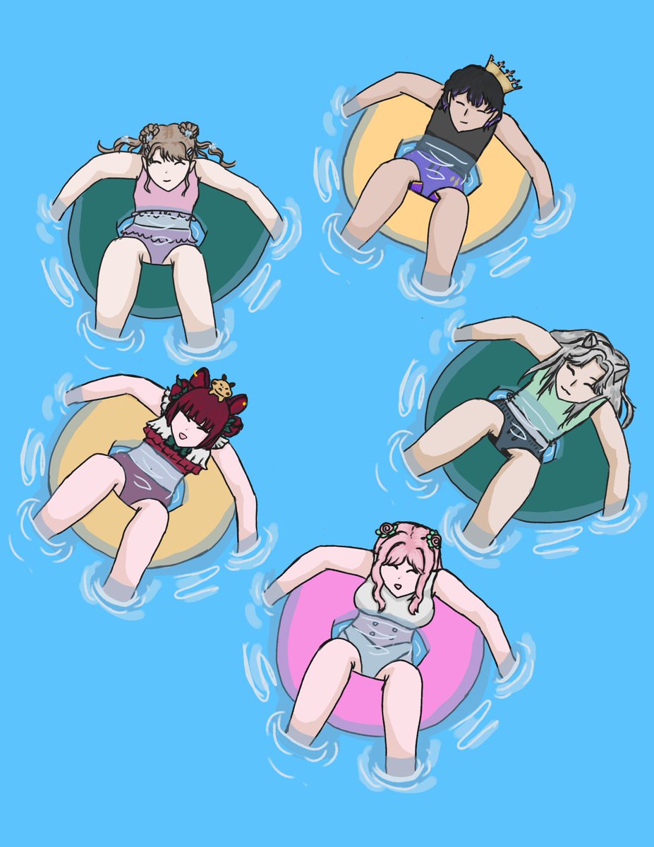 VPrismOfficial's tweet photo. As summer comes to a close, join us for a trip down the lazy river to cool off~

#IRIAMメンテ中のフォロー祭り  #IRIAMMaintFollowFest #IRIAM #IRIAMUS #IRIAMFollowFest https://t.co/aNirvFrlU2