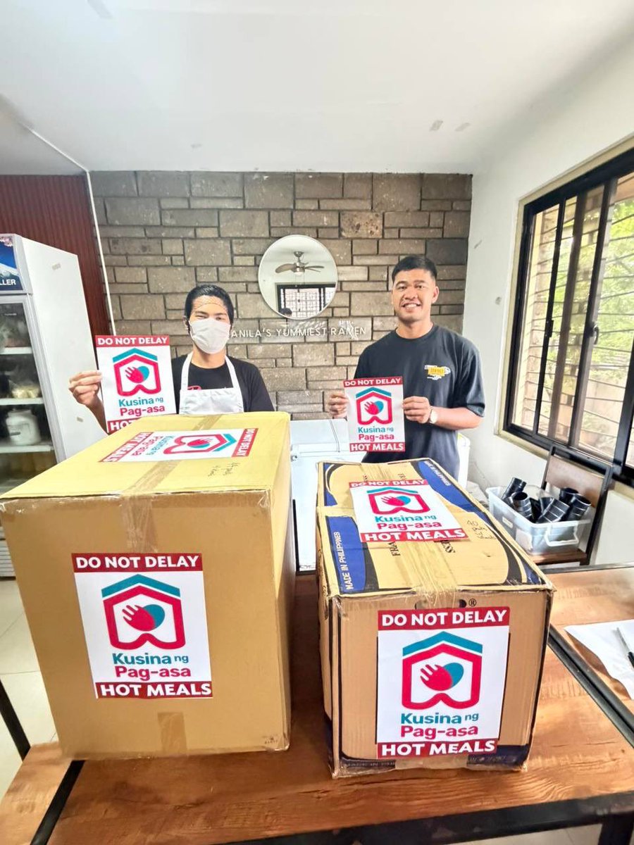 angatbuhay_ph's tweet photo. MORE HOT MEALS FOR FLOOD-AFFECTED COMMUNITIES

#AngatBayanihanInAction: The response continues today as the Maginhawa Food Community, through Kusina ng Pag-asa, works alongside its network of partner kitchens to prepare warm meals for communities across NCR, CALABARZON, and https://t.co/jffXmO0POV