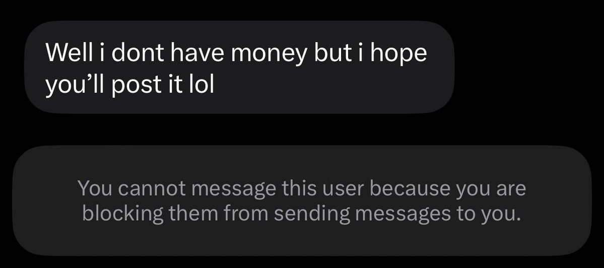 Mike20Dom's tweet photo. This bitch came asking for a custom vid and then said I should post it for free 

Some retards really beg to be blocked 😂 https://t.co/3SSMIQpDhk