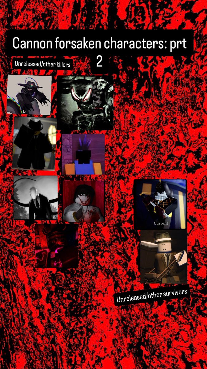 Logogopcmw's tweet photo. I made this to keep track of cannon characters. Did I miss anyone important (skins, npc’s, etc.)? And also to make this more interesting what is your guys favorite lore and why? 
#forsaken #forsakenlore https://t.co/ZIGriiP2AD