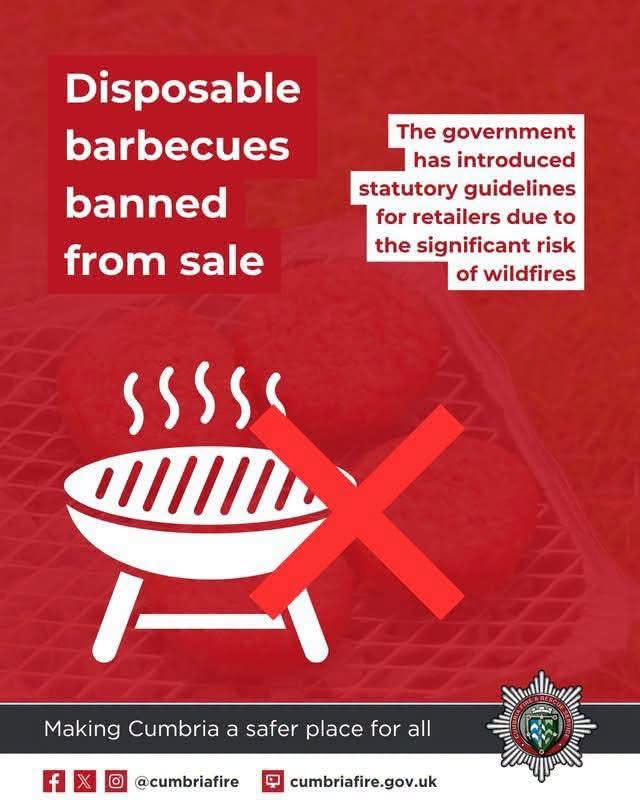 WandFTS's tweet photo. ⚠️ The UK Government has issued a Severe Alert warning of the very high risk of wildfires across the UK.
Residents, landowners and visitors should not  undertake any activity that could start a fire, including disposable barbecues, fire pits, garden incinerators or fireworks. https://t.co/C6XmBWJdzc