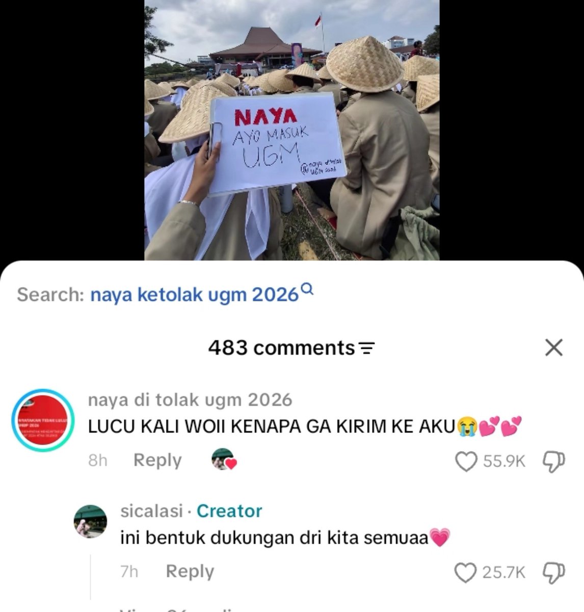 mimaotwugm's tweet photo. update si naya guys😭😭, lucu bgt dibikinin di papan jg😭🤍🌟🌟 https://t.co/TM8Rlcs1WO