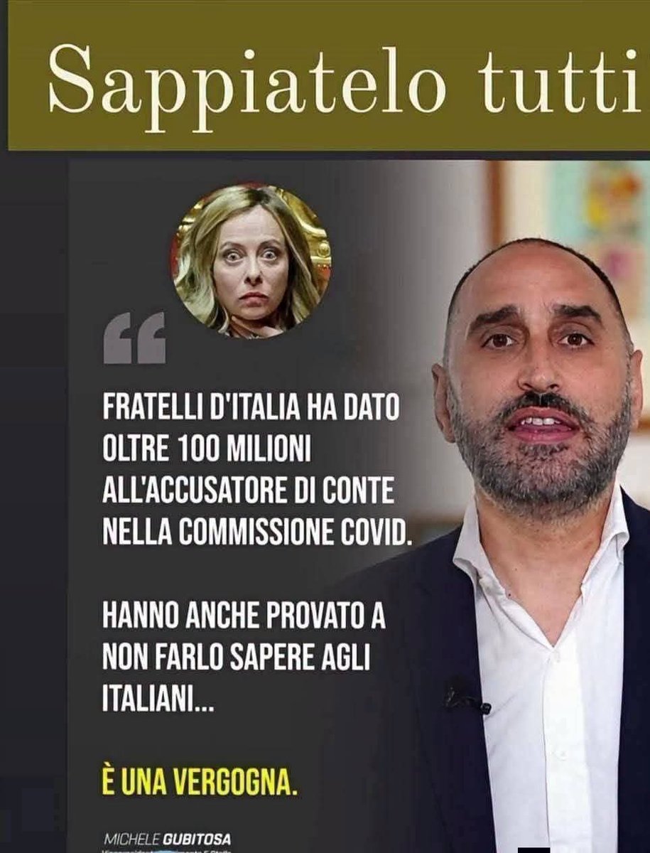 Antiogu60's tweet photo. Sappiatelo tutti!! https://t.co/i4LmdRfVkN