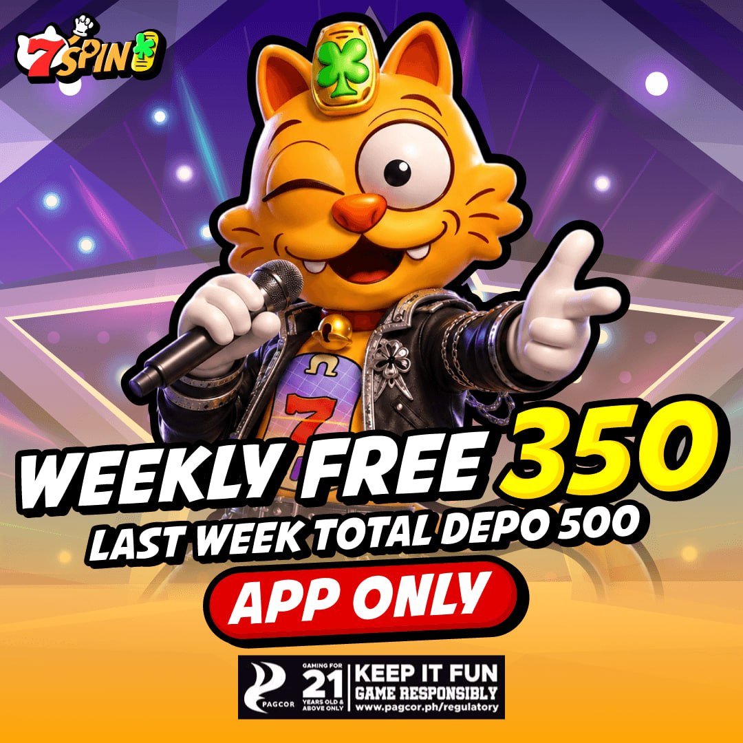 7spinvip's tweet photo. 🎁 Weekly Free ₱350 Bonus! 🎁

Enjoy a little extra treat with a FREE ₱50 daily bonus and play your favorite Slot games. 🎰✨

📱 APP ONLY
📅 Available once a day

Check the promo today: https://t.co/bPmk4eFcNI

#7SpinPH #WeeklyBonus #SlotsPH https://t.co/3h3FEL2QQ7