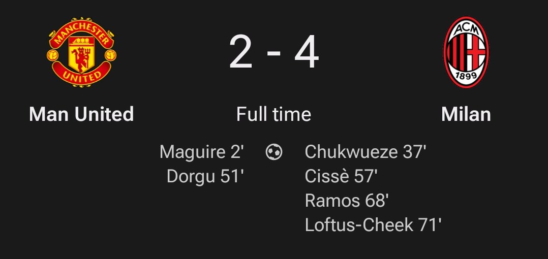 Sriram__Sundar's tweet photo. I didn't watch United's match against AC Milan yesterday but I'm still not too fazed by the result.
Bruno, Youri and Cunha had their first starts in preseason.
Martinez, Mainoo and Rashford had their first games of the preseason.
Carrick wanted them to get minutes. https://t.co/4kaJlQL3kQ