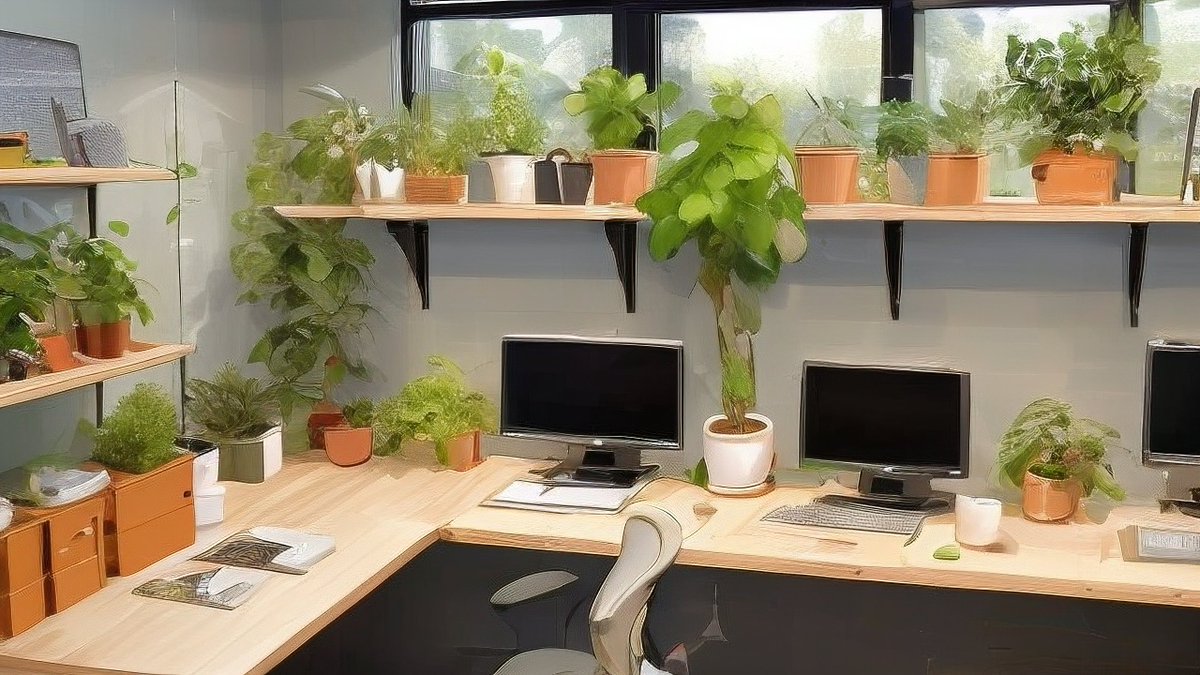 JosephineR94881's tweet photo. A tidy desk = a clear mind. #WorkFromHome vibe unlocked with only essentials + small plant for that perfect focus boost. https://t.co/sxo98pgpDu