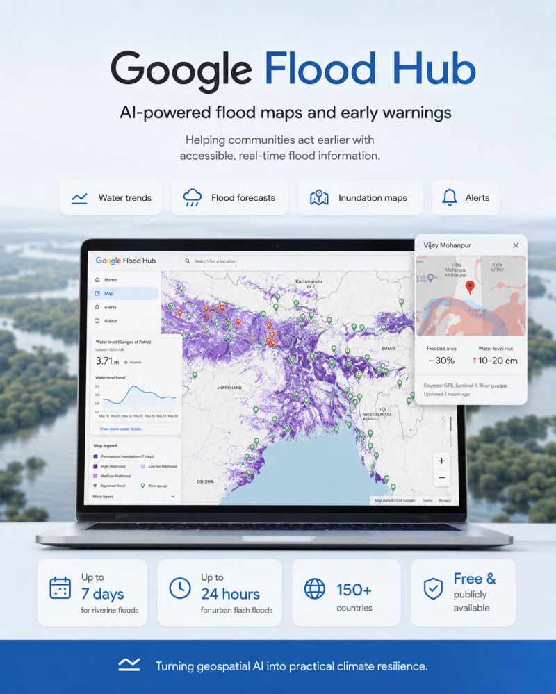 milan_janosov's tweet photo. Have you seen Google Flood Hub yet?

Web explorer: https://t.co/4C6oUzBbrK

Thanks for the infographics and the news to @Saurav https://t.co/j8hkqzvZyR https://t.co/sXt2QF6xHZ