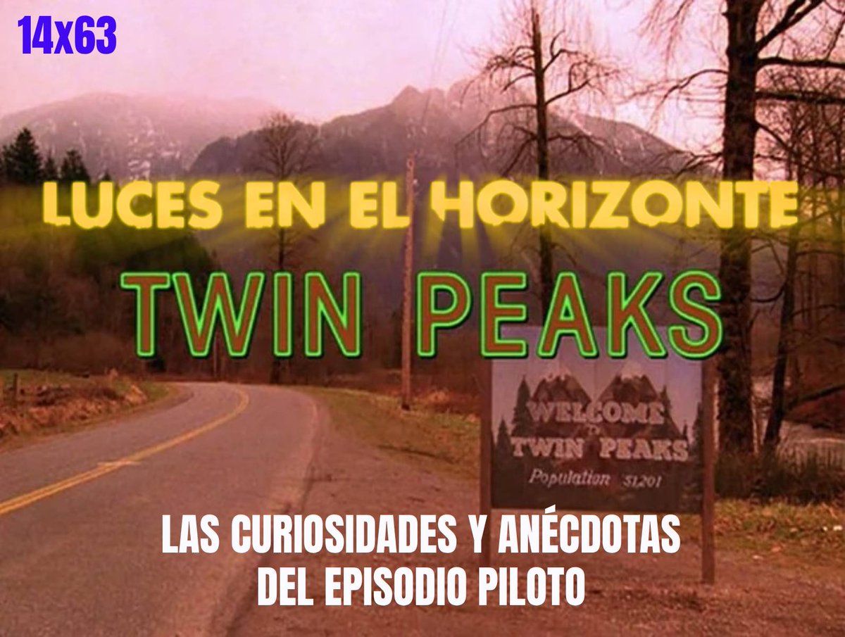 LuisHorizonte's tweet photo. https://t.co/WhcBZGQXUP
Un repaso junto a Javier J Valencia, experto en Twin Peaks, del episodio piloto de la serie. Su argumento y las innumerables curiosidades y anécdotas que guarda en su interior.
Como no lo escuches te echaremos la culpa del asesinato de Laura. https://t.co/0YaIwXtuEl