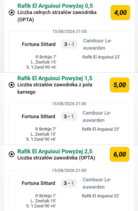 milosz_betekipa's tweet photo. RAFIKKKKKKKK ON FIRE 🔥🔥🔥

Rafik to ma robocie nie pęka 💪💪💪

Z tej okazji mam dla was ROZDANIE: freebet 100 PLN do Superbetu 🔴

Zasady udziału:
🔸 Obserwacja
🔸 Komentarz z wygranym kuponem na Rafiku 
🔸 RT
🔸 Serducho ❤️

Czas do 18.08.2026 23:59 https://t.co/vjjgUZS7uz