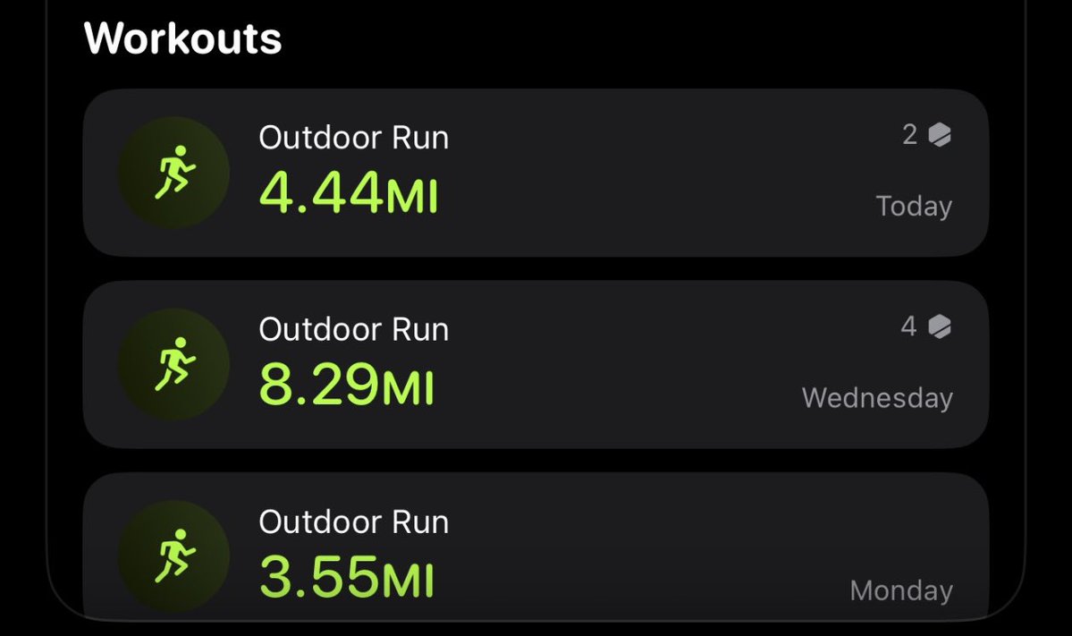 MyRefreshRate's tweet photo. 16.28 miles for the week, back under 16 Stone now 95kg. 🏃💨 https://t.co/I3Ttj5TOFb