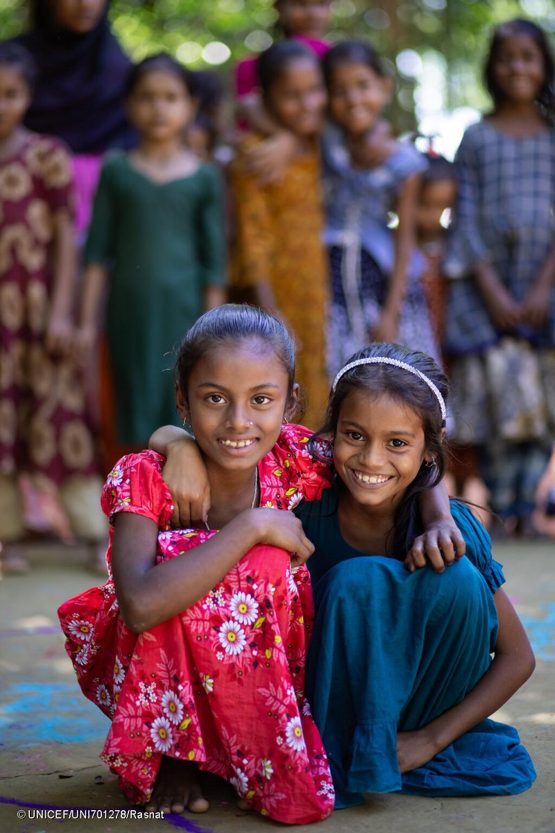 UNICEFBD's tweet photo. A good friend makes every day a little brighter.

Through laughter, kindness and little acts of care, friendship helps children feel seen, supported and never alone. 💙

#ForEveryChild, friendship. https://t.co/wLMjIYuIzB