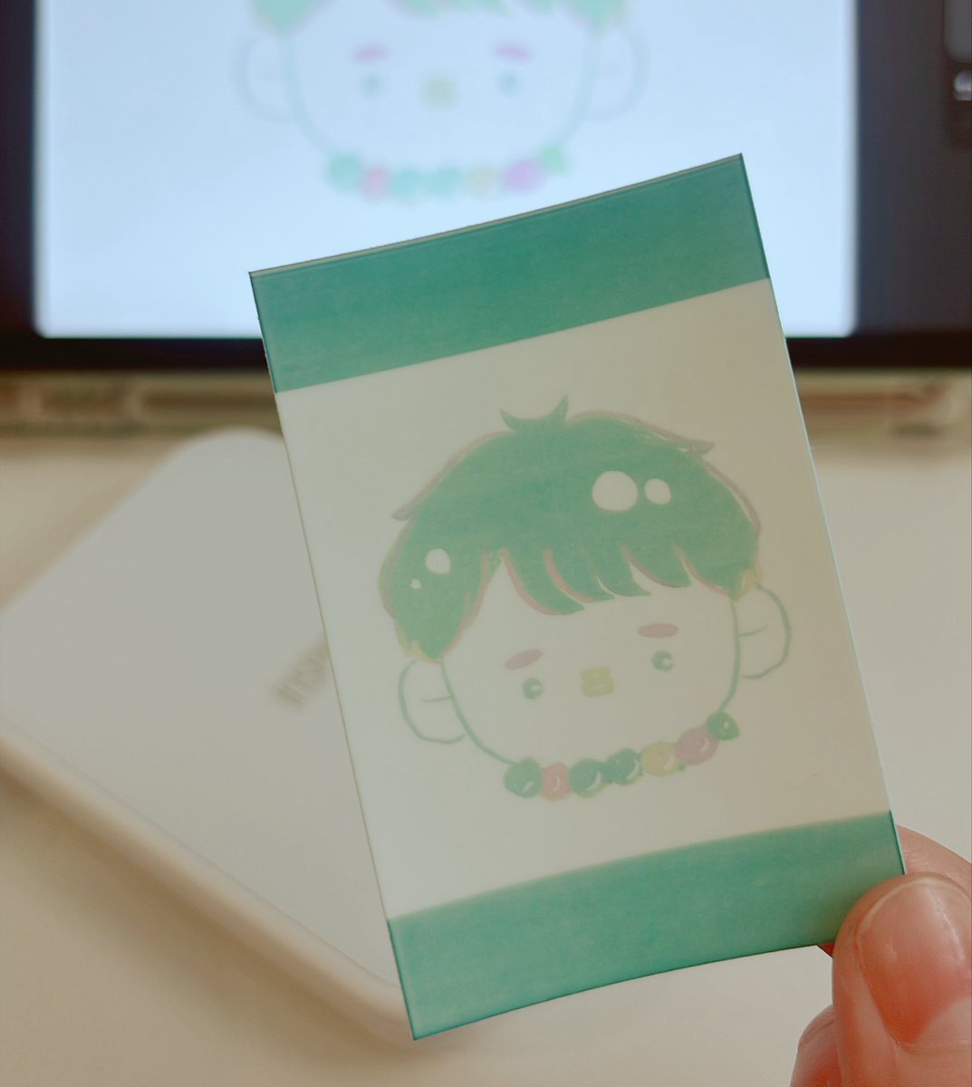 uriko_080's tweet photo. ゆでたまるになれる似顔絵をその場で
ステッカーにしてお渡しできたら
いいなと思い試しに作成中🌈

パステルカラーが好きだけど
もっとパキッとした色味の方が
いいかしら...🤔？ https://t.co/FdDX3zYTys