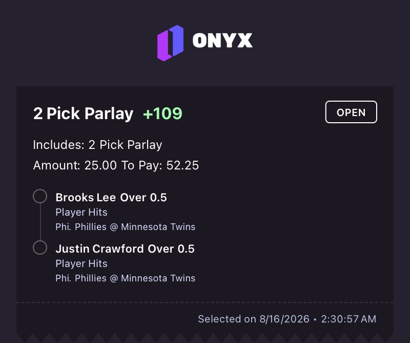 GsSpotzz's tweet photo. Ladder Play 1:
Already breaking the rule, but spotted a pattern with Crawford and they both looked really good vs RHP. Mix checked out. Also + money so that’s nice.
#MLBBestBets #MLBPlayerProps #Gambling𝕏 https://t.co/RHBLo5R5nK