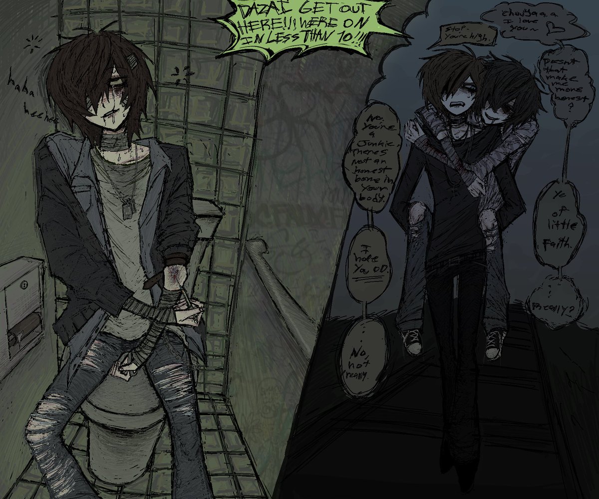 schizocreep's tweet photo. #skk 
Band au thing pt.1 https://t.co/iEKrtf6n0b