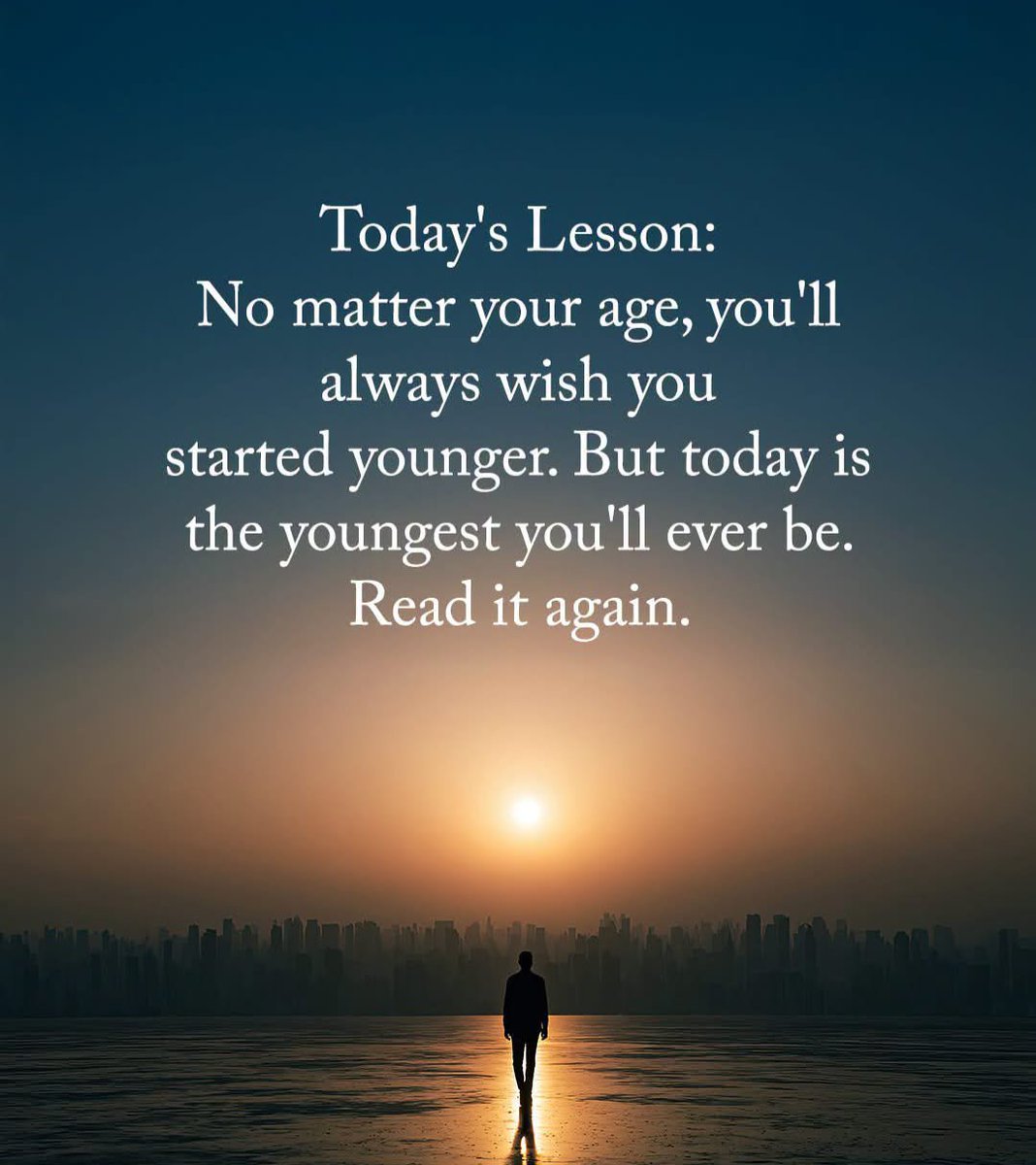 Jarix01's tweet photo. You may not be where you wanted to be, but that doesn’t mean you’re too late. Every day you delay is another day you can never get back https://t.co/xYV2iPW9JQ