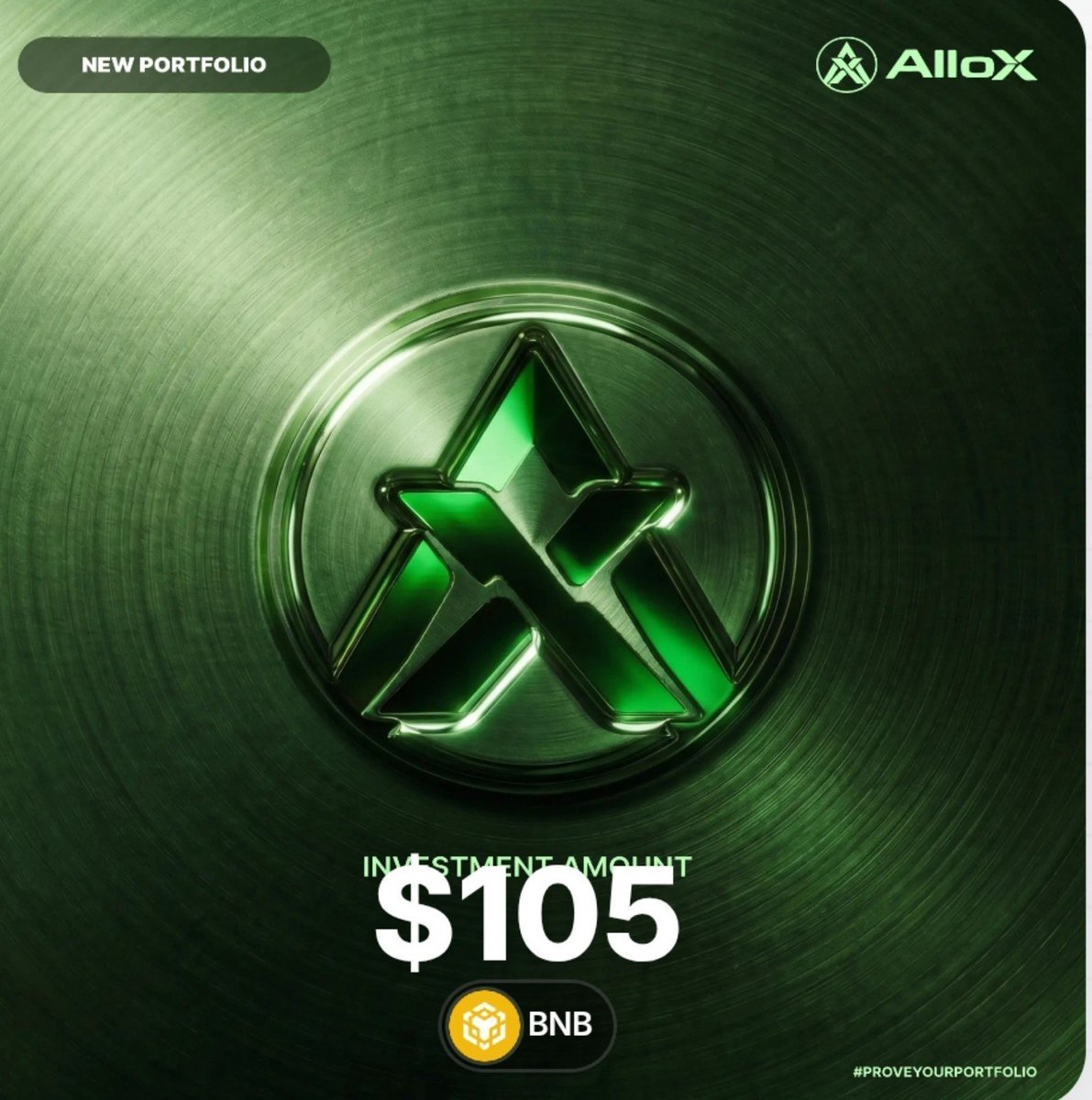 engrhsu313's tweet photo. Just proved my portfolio on @alloxdotai 🚀
I created $105 in BNB......

#ProveYourPortfolio #AlloX https://t.co/x02hdCjRqm