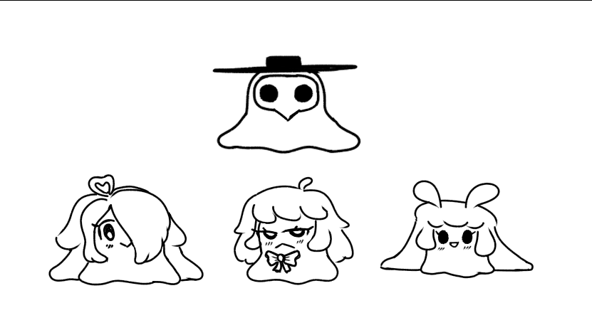 The_Airyl's tweet photo. starting to realize I haven't drawn my daughters in their normal forms in forever
but yes, they're all slimes ww
#airylic https://t.co/oDMmcSTa6s
