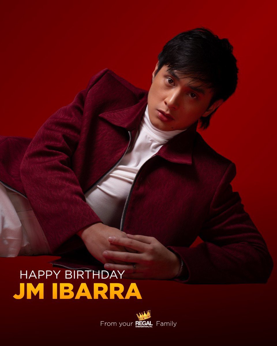 RegalFilms's tweet photo. 🎉 HAPPY BIRTHDAY, JM IBARRA! 🎂✨

May your special day be filled with happiness, love, and countless blessings. Wishing you another year of success, exciting opportunities, and beautiful moments both on and off the screen. 🎬❤️ https://t.co/4A0gGJcjDn