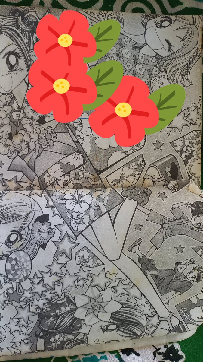 3nn43's tweet photo. yg masih tersimpan di rak diantara ny dgn halaman ilustrasi di dalam manga ini *semakin terang warna di pinggiran kertas ny * https://t.co/PzTWMVUP5I