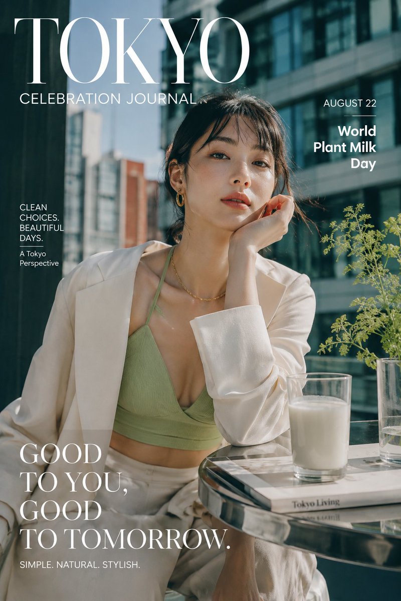 mc_norikawa's tweet photo. August 22 — World Plant Milk Day | Tokyo Celebration Journal
#TokyoCelebrationJournal #TCJ https://t.co/DHqfsiDvli