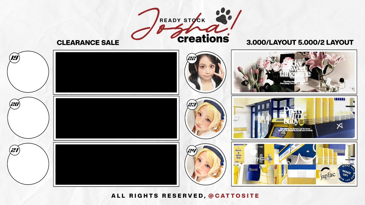 cattosite's tweet photo. Gg. (3k/layout, 5k/2layout)

H2H https://t.co/5w5TZ2VEOS