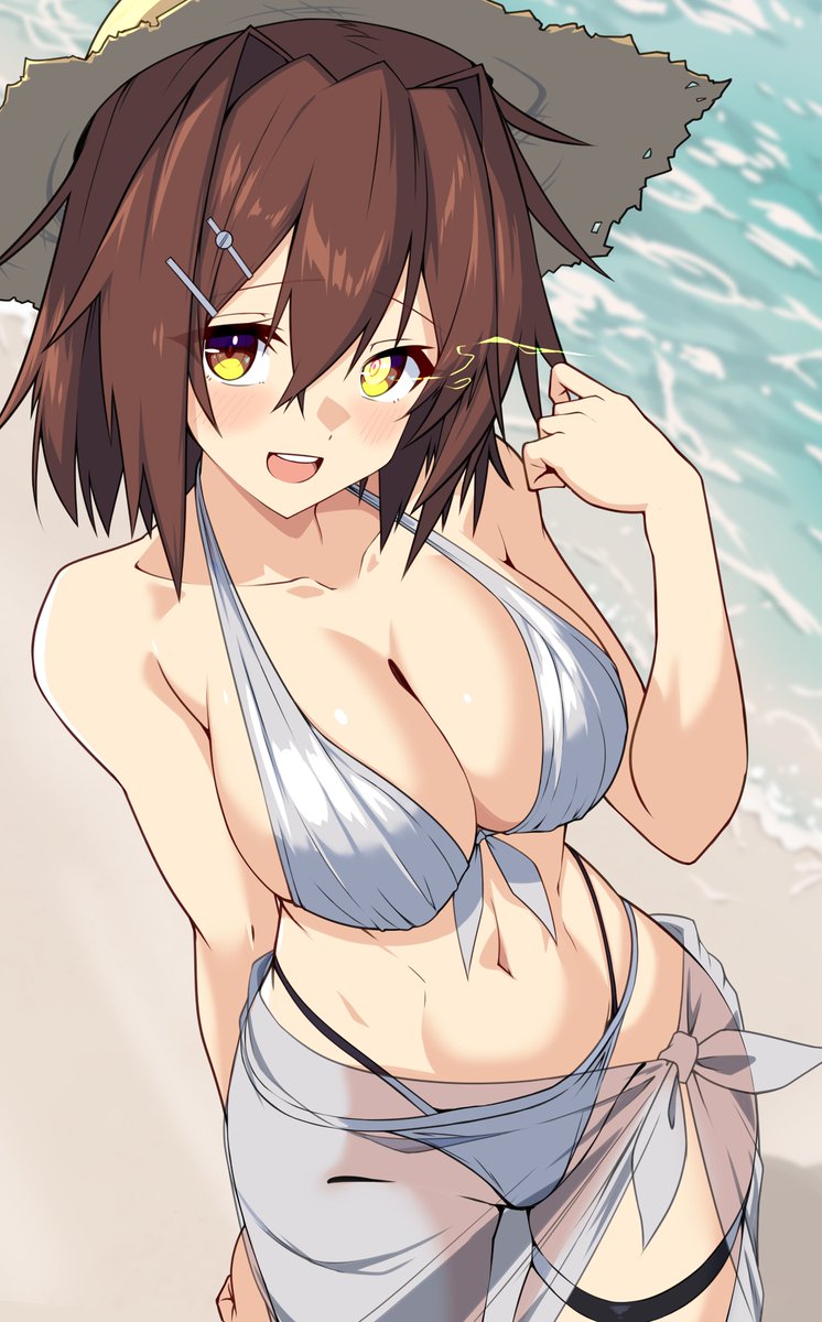 shiba23500's tweet photo. 古鷹お姉ちゃんの水着を考える会 https://t.co/84EIxGGMZy