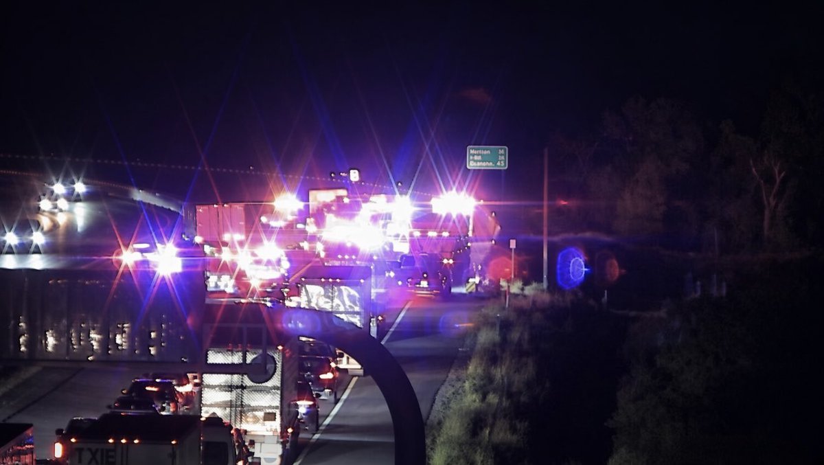 SLCScanner's tweet photo. I-84 EB CLOSED at Mouth of Weber Canyon (MP 88)

Major crash reported near 3011 E Mouth of Weber Canyon. At least one occupant pinned — crews working extrication.

Weber Area units on scene including BT61, E64, and M5. Additional units enroute.
Expect delays. Use alternate routes.
#I84 #WeberCanyon #TrafficAlert #Utah