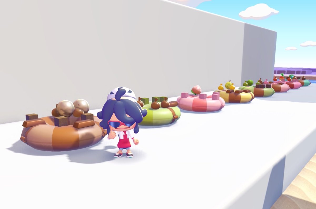 kaguya_HaMh's tweet photo. 「おおきなうきわ」でドーナツ作るの楽しい.ᐟ.ᐟ🍩🍩🍩
#ぽこポケ #ぽこあポケモン https://t.co/ExBRwQd5mc