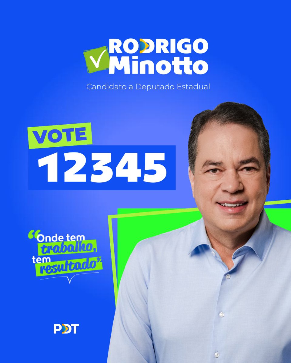 rodrigominotto's tweet photo. Catarinense, advogado e homem público. Uma trajetória construída no Sul de Santa Catarina e dedicada à vida pública, sempre perto das pessoas e das causas que importam.

Onde tem trabalho, tem resultado!

VOTE 12345

#RodrigoMinotto #Vote12345 #DeputadoEstadual #PDT https://t.co/UWH5Jyyo4r