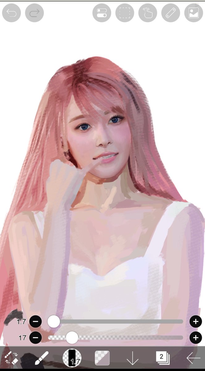 everninart's tweet photo. Sakura WIP https://t.co/pOrOSxZR66