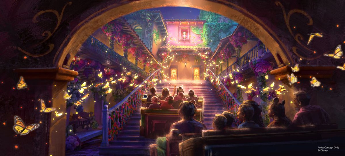 VisofMagic's tweet photo. An updated look at Antonio's Fiesta de Encanto coming to Animal Kingdom 🌳 #D23 https://t.co/NJuDv67RYD