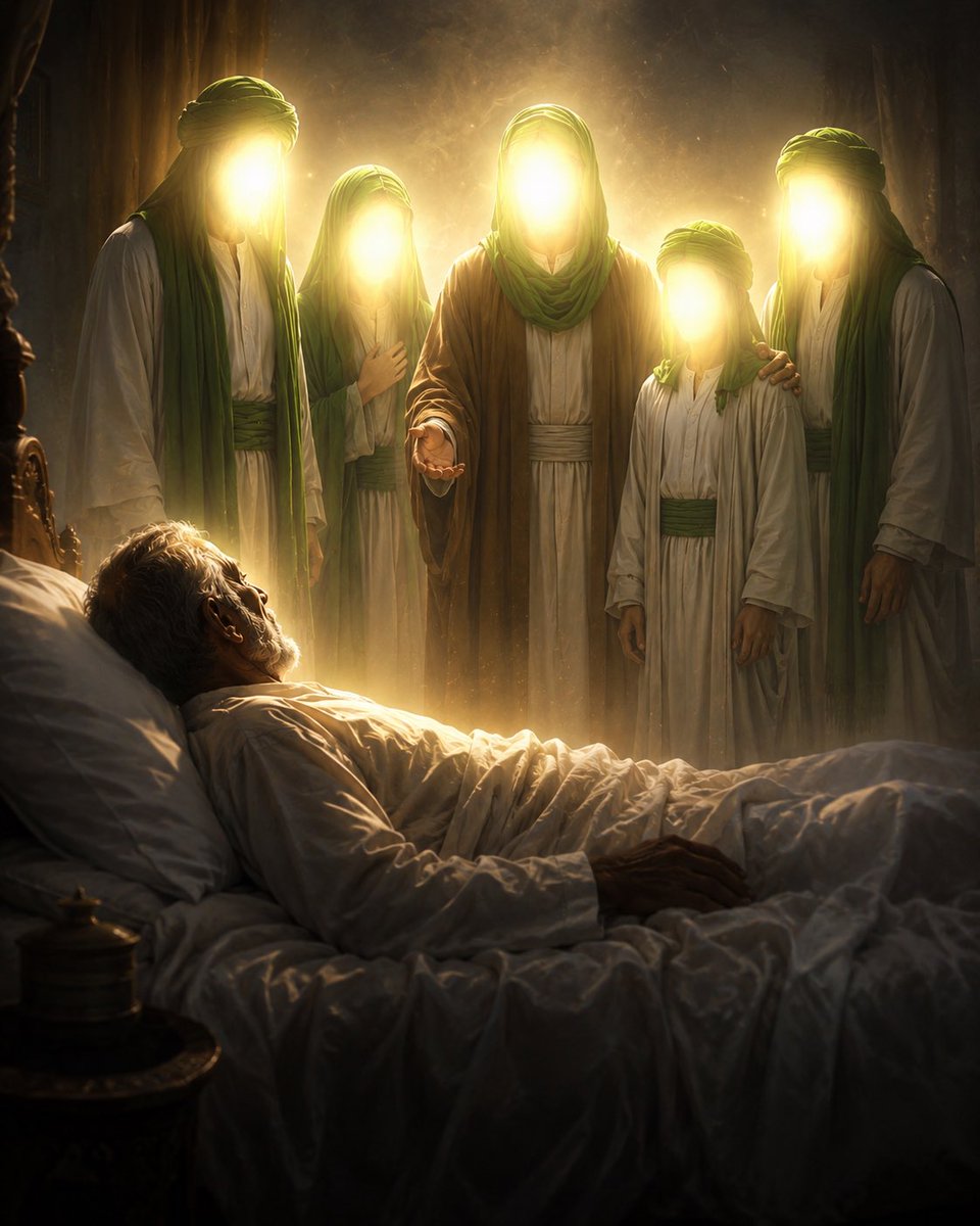 ammar7474mm's tweet photo. الميّت يرى الخمسة! 

عن الإمام الصادق عليه السلام أنه قال:

«حَرَامٌ عَلَى رُوحٍ أَنْ تُفَارِقَ جَسَدَهَا حَتَّى تَرَى الْخَمْسَةَ، حَتَّى تَرَى مُحَمَّدًا وَعَلِيًّا وَفَاطِمَةَ وَحَسَنًا وَحُسَيْنًا صَلَوَاتُ اللَّهِ عَلَيْهِم، بِحَيْثُ تَقَرُّ عَيْنُهَا أَوْ تَسْخَنَ عَيْنُهَا».

فَانْتَشَرَ هَذَا الْقَوْلُ فِي النَّاسِ، فَشَهِدَ جَنَازَتَهُ وَاللَّهُ الْمُوَافِقُ وَالْمُفَارِقُ.

📗 بحار الأنوار، ج ٣٩، ص ٢٤٢