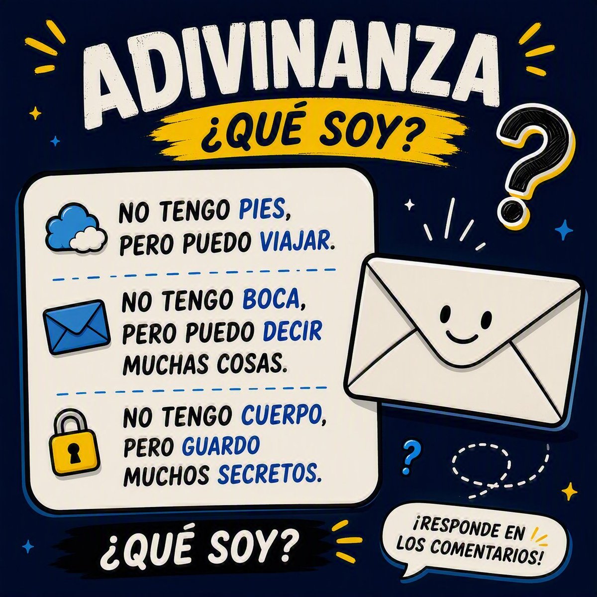 AbdelCordero's tweet photo. 🧠 Desafío rápido:
Solo un pequeño porcentaje la acierta en menos de 10 segundos... 😏
¿Ya sabes qué es?
👇 Deja tu respuesta antes de mirar los comentarios. https://t.co/MsZtPLm6QL