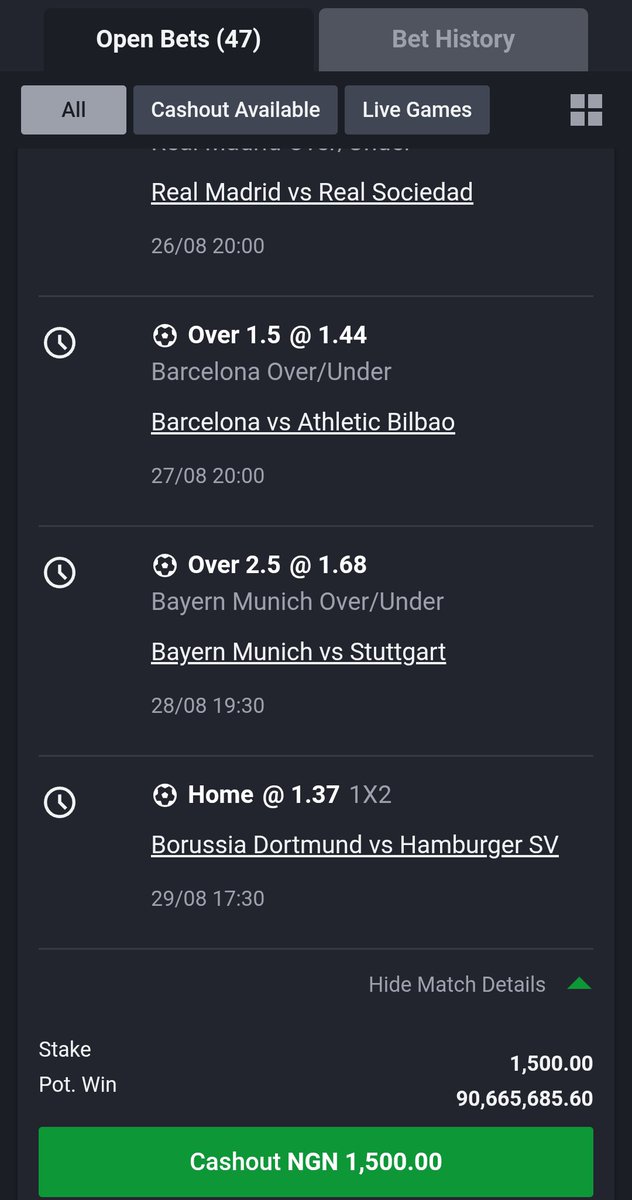 precibaby4's tweet photo. 38/38⏳

Sportybet code 👇 

Z13WY1 https://t.co/6E3NkwrVXG