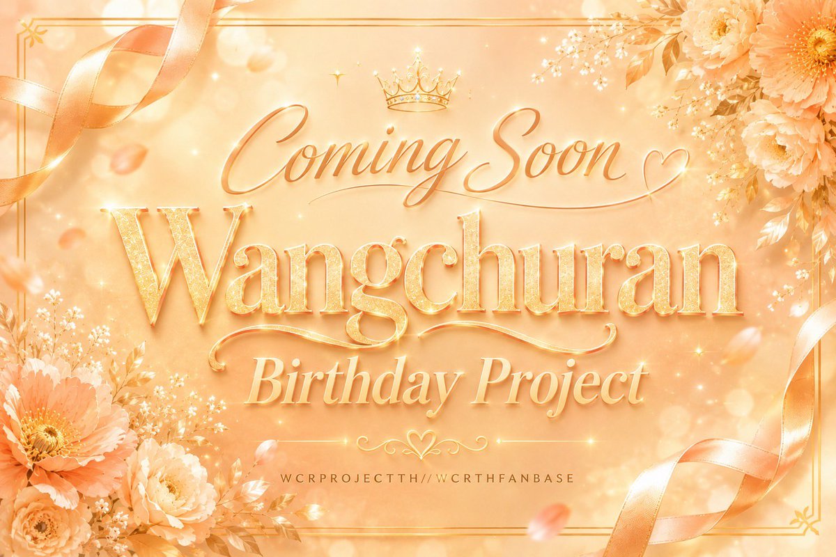 wcr_thailand's tweet photo. 💗 ใครพร้อมเข้าร่วมโปรเจกต์วันเกิดหวังฉู่หรัน ปี 2570 บ้างคะ? 🎂🌸

แล้วเราพบกันเร็ว ๆ นี้นะคะ ✨
เราจะกลับมาอีกครั้ง พร้อมกับ ความสมบูรณ์แบบกว่าเดิม ปังกว่าเดิม และสวยงามกว่าเดิม อย่างแน่นอน! 💖

ปีนี้เราจะตั้งใจทำให้โปรเจกต์วันเกิดของหวังฉู่หรันออกมาเป็นอีกหนึ่งความทรงจำที่พิเศษและน่าประทับใจที่สุด
ขอฝากทุกคนรอติดตาม และมาร่วมสร้างโปรเจกต์ดี ๆ ไปด้วยกันนะคะ 🫶🏻🌷

แล้วพบกันเร็ว ๆ นี้ค่ะ 💗✨

#WangChuran #หวังฉู่หรัน #王楚然 #wcrprojectth