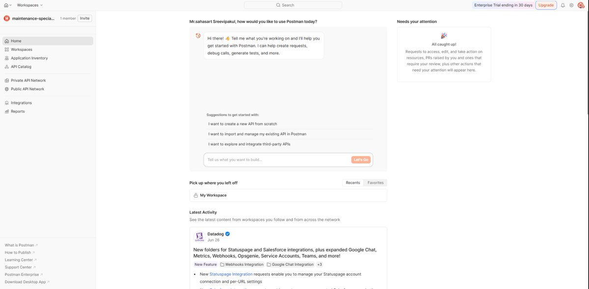 Bank60008803's tweet photo. Postman Enterprise 1 Month
💬 Discord: 
⭐ รีวิว: https://t.co/V97U7GrVHp