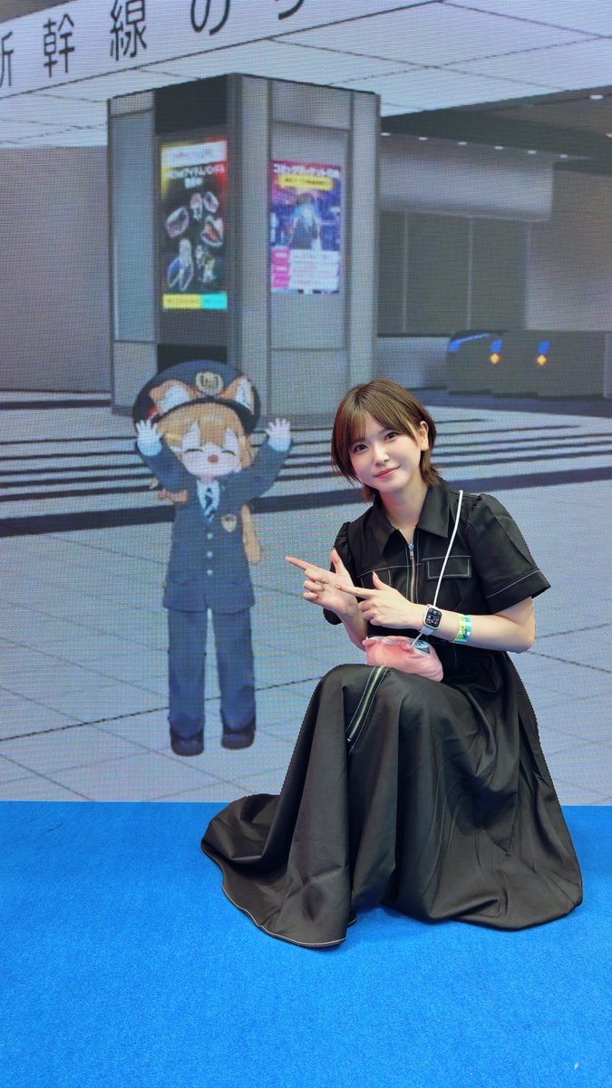 uniharu0626's tweet photo. 今日もとってもかわいい😭😭😭😭😭😭🥰😭😭😭おしごとしてえらい😭😭😭😭😭😭😭😭

#JR西日本コミケ #まめひなた https://t.co/PKDtPqoTtY