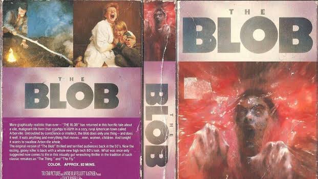 RanesHook's tweet photo. #SciFiSaturday - THE BLOB (1988) - In this gruesome remake, high school kids #KevinDillon and #ShawneeSmith must take a stand when their California smalltown is overrun by a rampaging gelatinous mass that devours everyone in its path! https://t.co/uJga8qrBu9 https://t.co/AaDgPTMpQR