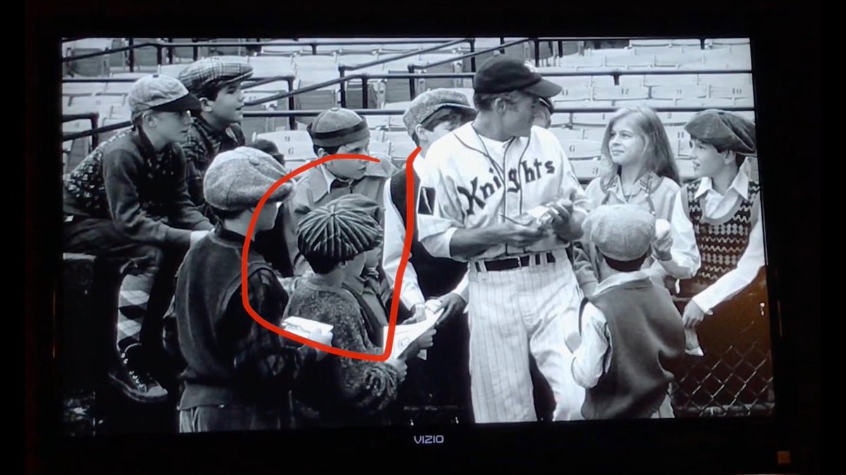 SabresFunStats's tweet photo. I was there watching that scene at the Rockpile #TheNatural https://t.co/lhEVRsngcF