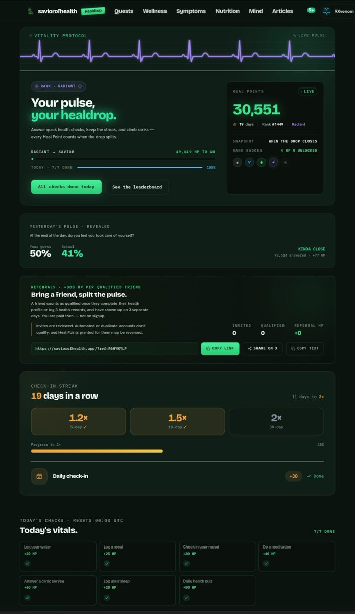 9Xvenom's tweet photo. Start Farming 5 FREE Airdrop Guides 🪂

1. BitRobot
> Funding: $8M
> Cost: $0
> Guide: https://t.co/d9qvfU4RTz

2. Konnex
> Funding: $15M
> Cost: $0
> Guide: https://t.co/pw7KQ2uqRO

3 Saviour Of Health
> Funding: $4M
> Cost: $0
> Guide: https://t.co/yA1Jpi6rCH

4. Giwa By Upbit 
> Funding: $143.26M
> Cost: $0
> Guide: https://t.co/Sa4b4JSxeO

5. Orbition
> Funding: $8.3M
> Cost: $0
> Guide: https://t.co/5HRQv5UyiY

📌 Save this post and start farming.