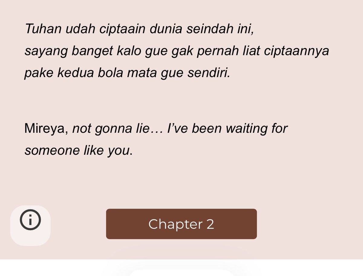 iamqinn's tweet photo. @rim_00ns Disetiap akhir chapter ada untu next ke chapter-chapter berikutnya ya. Atau kakak bisa klik garis 3 sebelah kiri, disitu ada list all chapter. Selamat membaca ❤️❤️ https://t.co/QVY3fpytDr