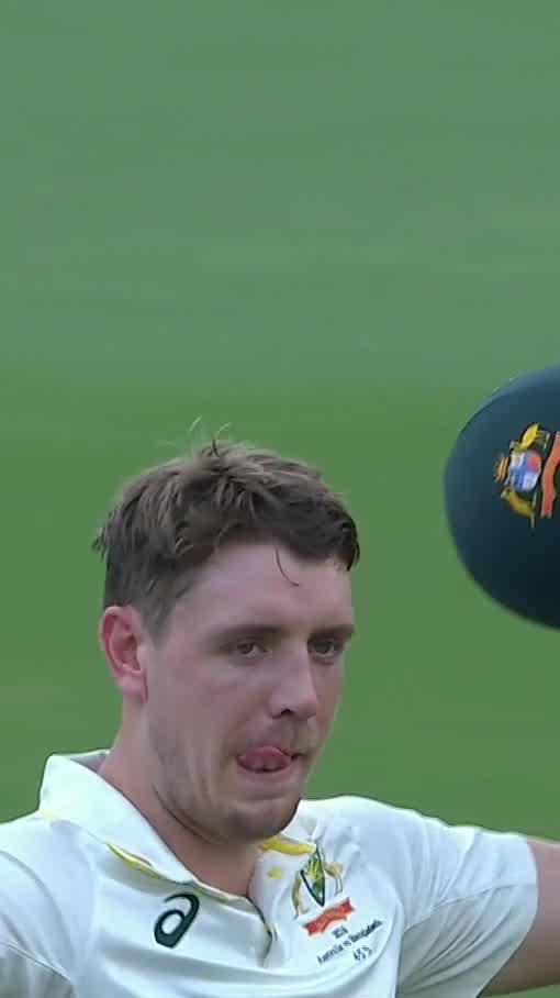 CAMERON GREEN SCORED A HUNDRED WHEN