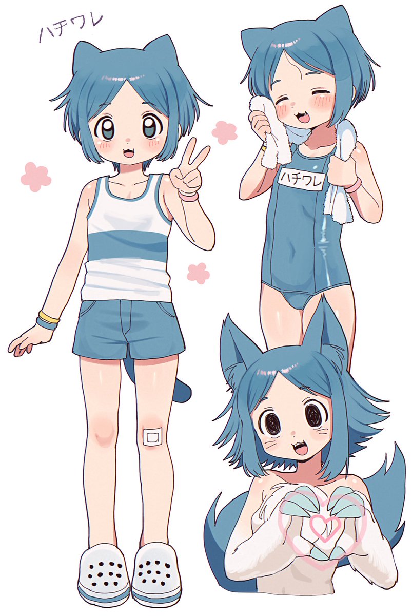 punipuchan's tweet photo. ハチワレ（擬人化） https://t.co/eOpWMDy1aR