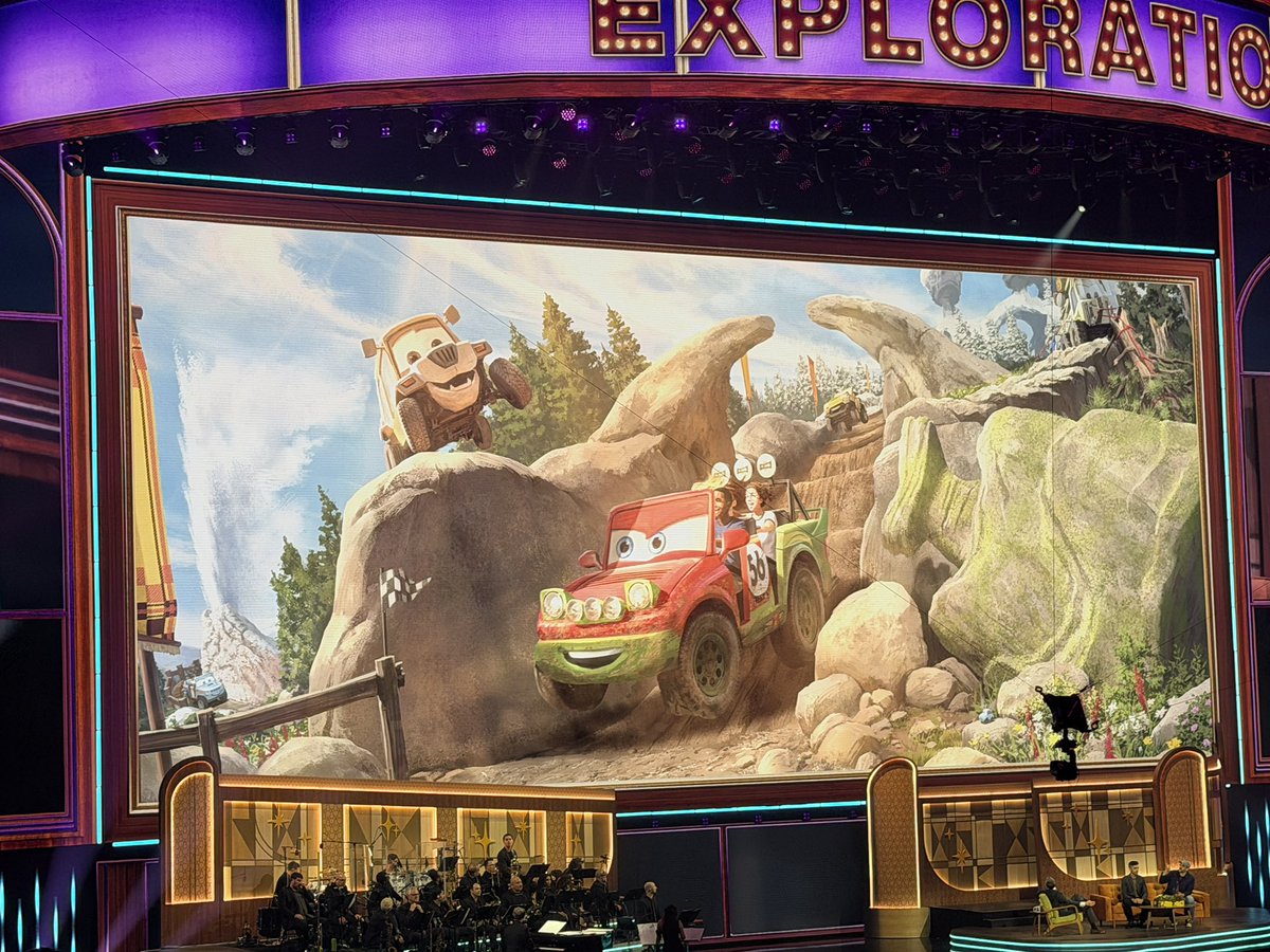 MiceChat's tweet photo. The new Cars ride at Magic Kingdom will be called Ridge Run Rally. https://t.co/r7La9BiUcp