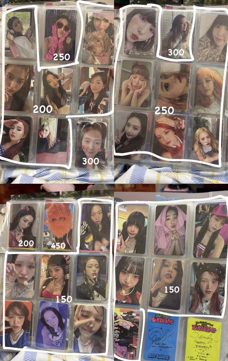 plawwwan's tweet photo. การ์ดred velvet รวมค่าส่ง💌 
 #ตลาดนัดredvelvet https://t.co/TMuXbXGB93