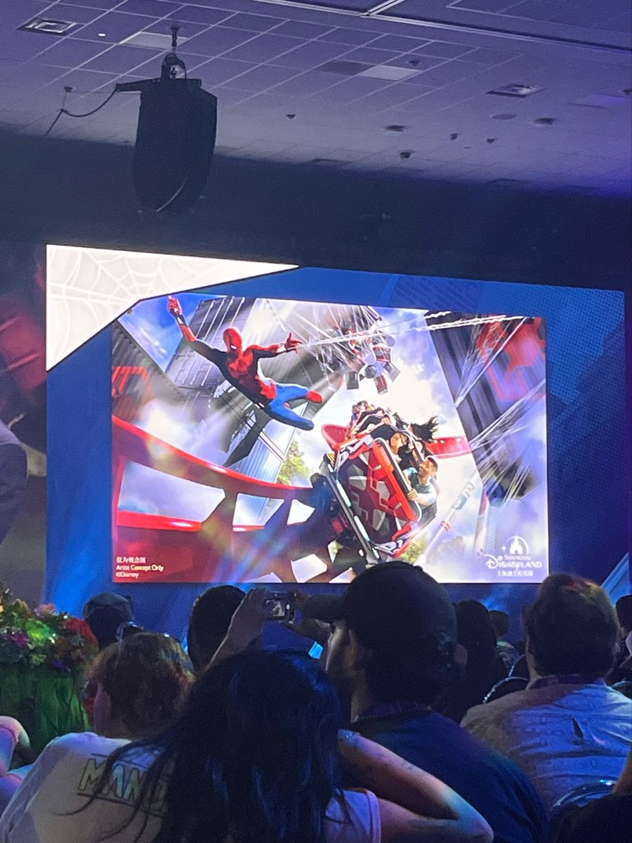 imy_miiii's tweet photo. 上海ディズニー！！！
スパイダーマンのジェットコースター🕷️🤩
スパイダーマン 🕷️ 専用の初のエリア公開！！！！
#スパイダーマン 
#ディズニー https://t.co/YoAwHhPVRu