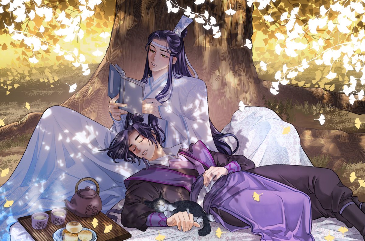Rowein_'s tweet photo. My contribution to the legendary MXTX calendar, 2027 edition! I hope you like it!

If you'd like a copy, you can check the next comment with the link. The participants in this edition are very talented, and it turned out beautifully 🥺👌 https://t.co/ghwk77m0bX