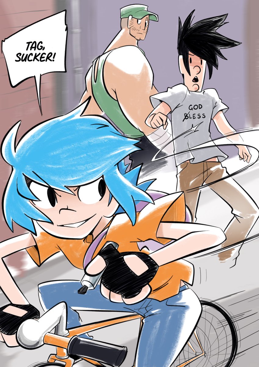 JOSHIN_MILK's tweet photo. Just a friendly game of tag https://t.co/x76yFpWs6y