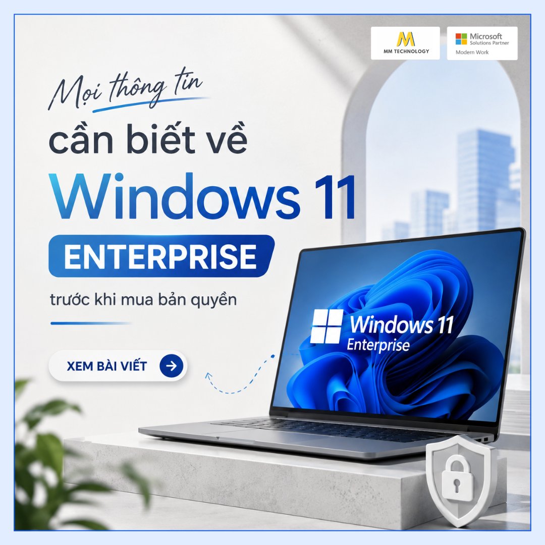 mmtechnologyvn's tweet photo. Windows 11 Enterprise là gì và khi nào nên sử dụng? Sự khác biệt chính với Windows 11 Pro là gì? Nên chọn phiên bản Win 11 Enterprise nào?
 
Và nhiều câu hỏi thường gặp khác liên quan Windows 11 Enterprise  sẽ được giải đáp trong bài viết: https://t.co/DQXGvYNRfS https://t.co/eselnbmPHe