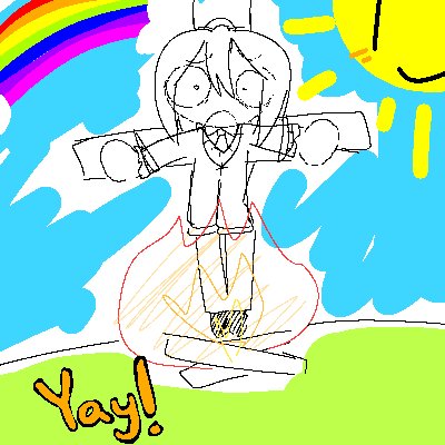 hazekiitt's tweet photo. I love Sydney so much that I made a fanart of his public execution, hope y'all like it💗 #DoL https://t.co/lb6qkhCZq0